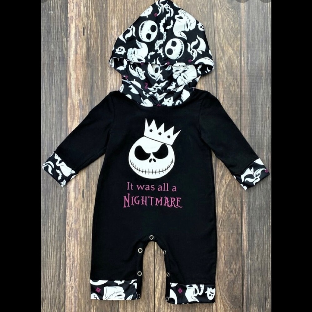 Jack Skellington Baby Romper
